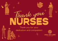 Celebrate Nurses Day Postcard Image Preview