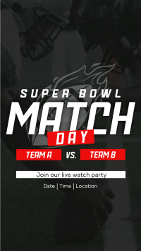 Superbowl Match Day Video Image Preview