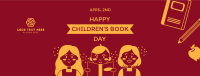 Children's Book Day Facebook cover Image Preview