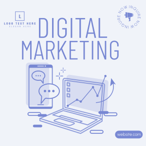 Simple Digital Marketing  Instagram post Image Preview