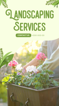 Landscaping Offer Instagram story Image Preview