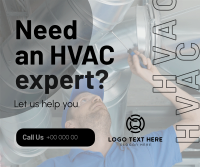 HVAC Expert Facebook Post Design