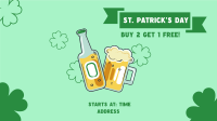 St. Patrick Pub Promo Facebook event cover Image Preview