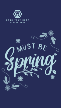 Must be Spring YouTube short Image Preview