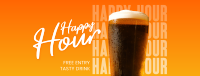 Happy Hour Night Facebook Cover Design