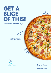 Pizza Slice Flyer Design