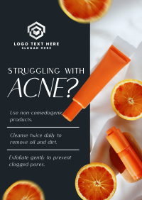 Acne Treatment Tips Poster Preview