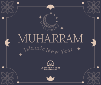 Happy Muharram New Year Facebook post Image Preview