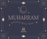 Happy Muharram New Year Facebook post Image Preview