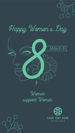 Women's Day Support Facebook story Image Preview