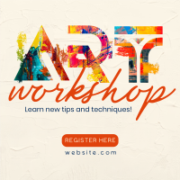 Exciting Art Workshop Instagram post Image Preview