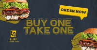 Double Special Burger Facebook Ad Design