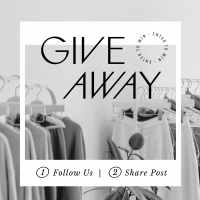 Fashion Style Giveaway Instagram post Image Preview