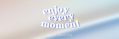 Cute Inspirational Quote Twitter header (cover) Image Preview