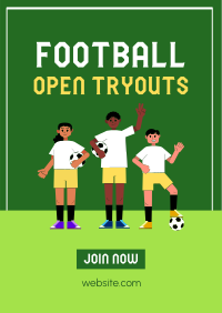 Try Outs are Open Poster Image Preview