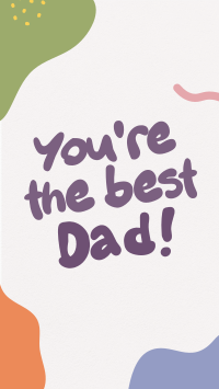 Dad's Day Doodle Facebook Story Image Preview