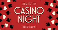 Casino Night Facebook Ad Preview