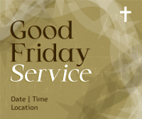  Good Friday Service Facebook Post Design