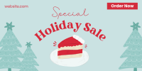 Special Holiday Cake Sale Twitter post Image Preview