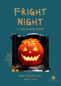 Fright Night Party Poster Design
