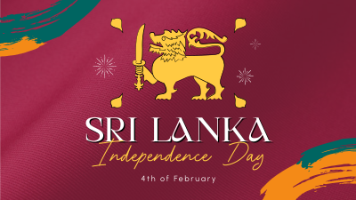 Sri Lanka Independence Facebook event cover Image Preview