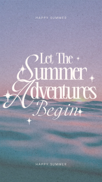 Nostalgia Summer Vacation Facebook Story Design