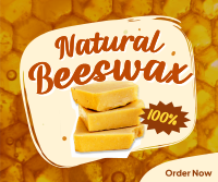 Pure Natural Beeswax Facebook Post Design