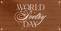 Celebrate Poetry Day Facebook Ad Design