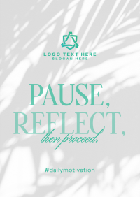 Pause & Reflect Flyer Image Preview