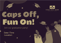 Fun On Graduation Postcard Image Preview