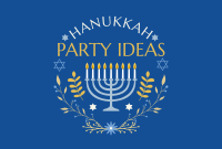 Happy Hanukkah Pinterest Cover Design