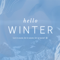 Winter Greeting Linkedin Post Image Preview