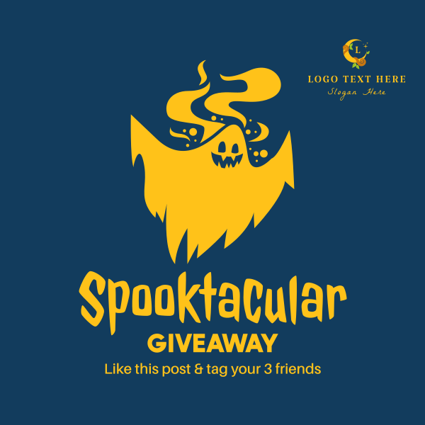 Spooktacular Giveaway Instagram Post Design Image Preview