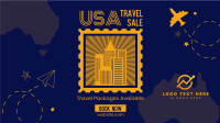 USA Travel Destination Facebook Event Cover Design
