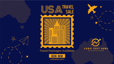 USA Travel Destination Facebook event cover Image Preview
