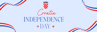 Croatia's Day To Be Free Twitter Header Design