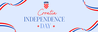 Croatia's Day To Be Free Twitter header (cover) Image Preview