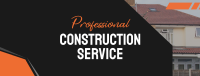 Quality Construction Work Facebook Cover Design