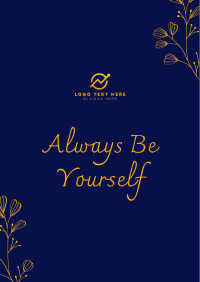 Always Be Yourself Poster Image Preview