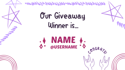 Very Peri Giveaway Winners Facebook event cover Image Preview