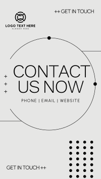 Modern Contact Us Instagram Story Design