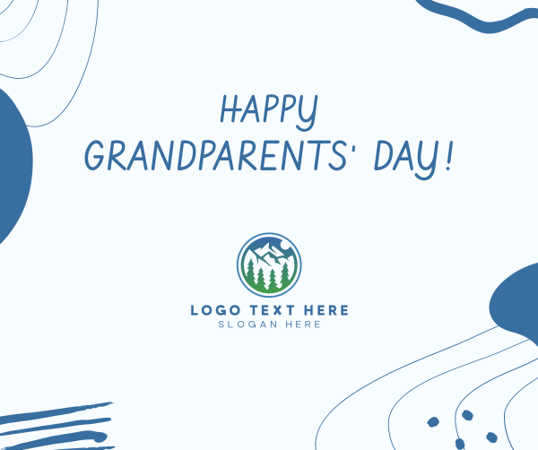 Happy Grandparents' Day Abstract Facebook Post Design Image Preview