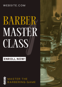 Barber Masterclass Poster Preview