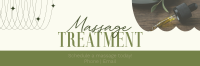 Spa Massage Treatment Twitter Header Image Preview