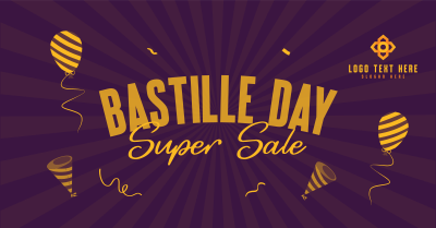 Celebrate Bastille Day Facebook ad Image Preview