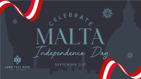 Celebrate Malta Freedom Facebook Event Cover Design