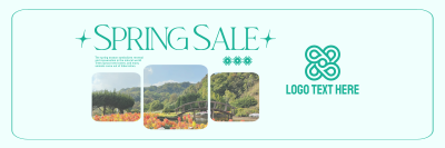 Spring Time Sale Twitter header (cover) Image Preview