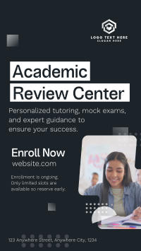 Academic Review Center TikTok Video Design