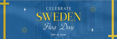 Commemorative Sweden Flag Day Twitter header (cover) Image Preview