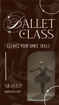 Elegant Ballet Class Facebook story Image Preview